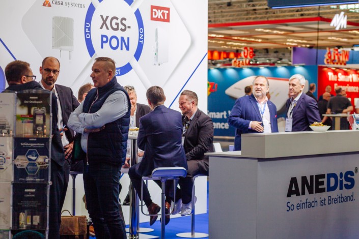 Guests at ANGA COM 2022 at the ANEDiS booth