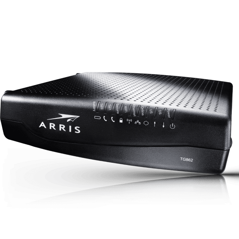 Das Arris Docsis 3.0 Kabelmodem TG862G hat WLAN nach 802.11n